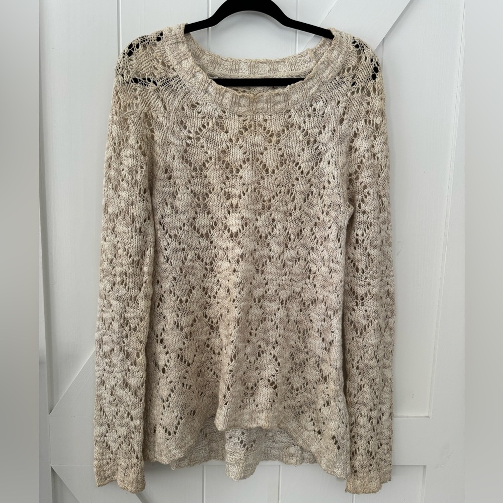 Oversized knit sweater